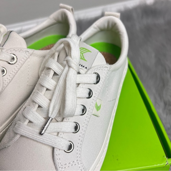 Cariua OFF WHITE canvas sneakers tennis shoes size8 8 - Picture 9 of 9